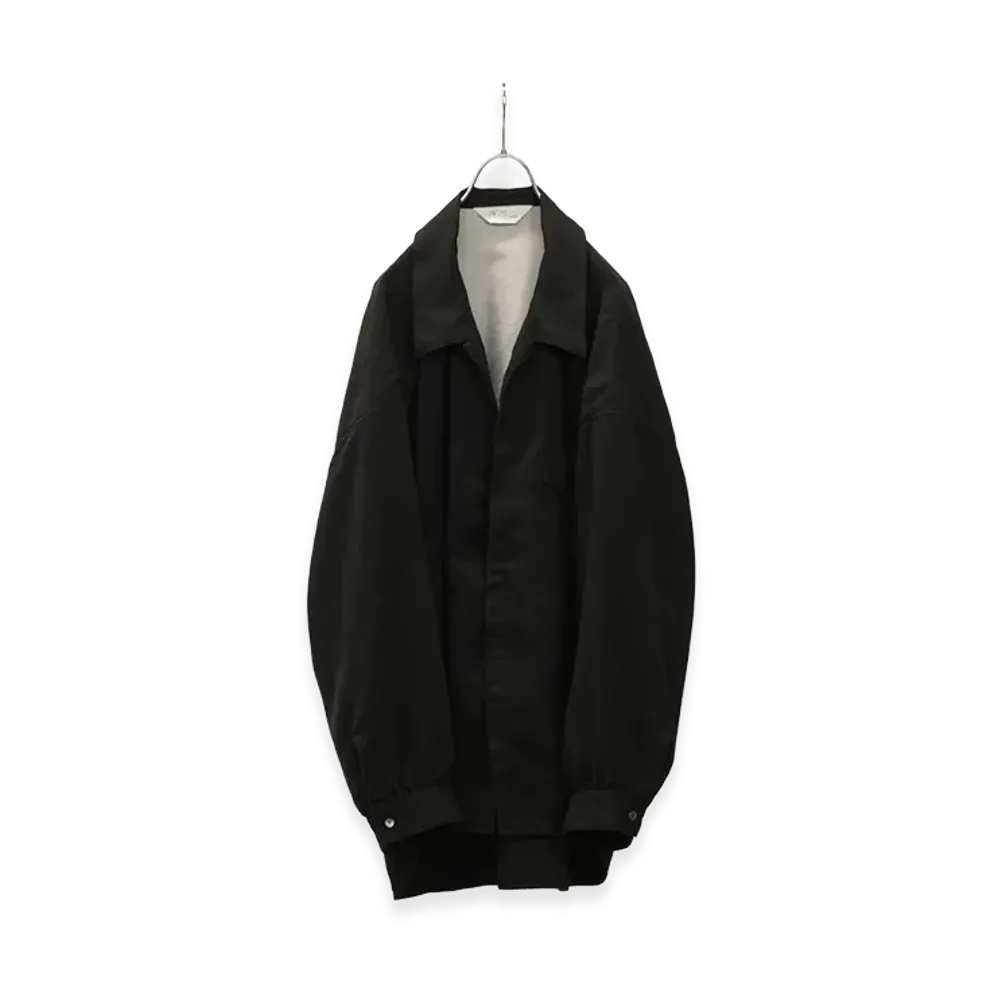 ANCELLM Vegan Suede Long Shirt "Black"
