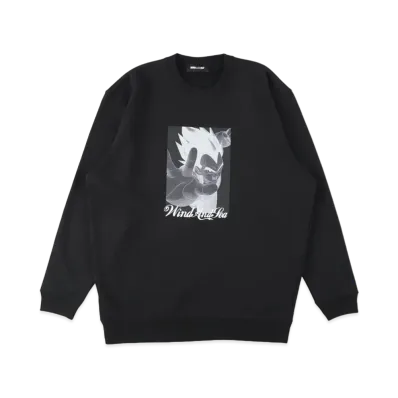 WIND AND SEA x DB Sweatshirt - Vegeta - "Black"
