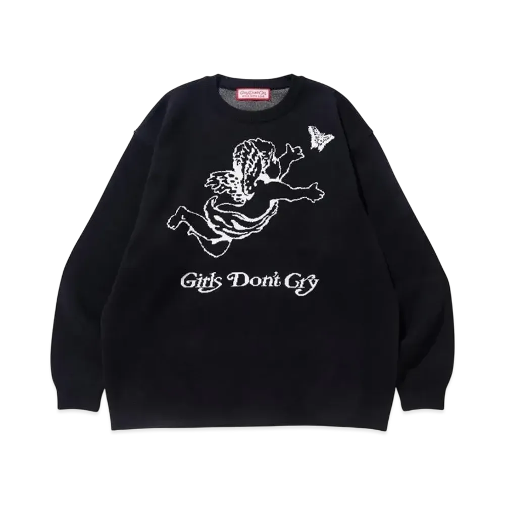 Girls Don't Cry Angel Knit "Black" / VERDY