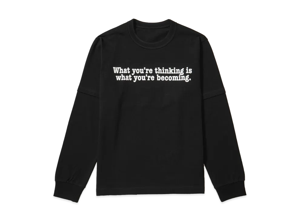 sacai x Muhammad Ali L/S T-Shirt "Black"