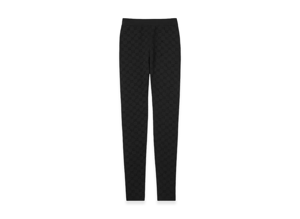 GUCCI Women's GG Jacquard Leggings "Black"