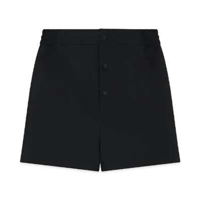WE11DONE Button Shorts "Black"