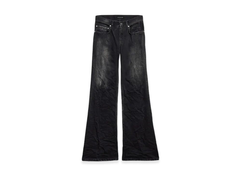 BALENCIAGA Women's Wide Leg Pants "Black"