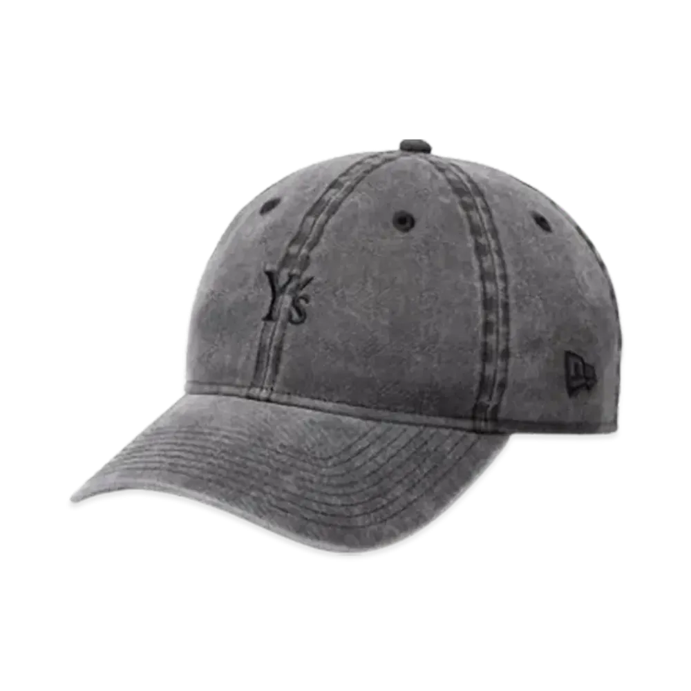 NEW ERA x Y's FW25 9Twenty Acid Wash "Black"