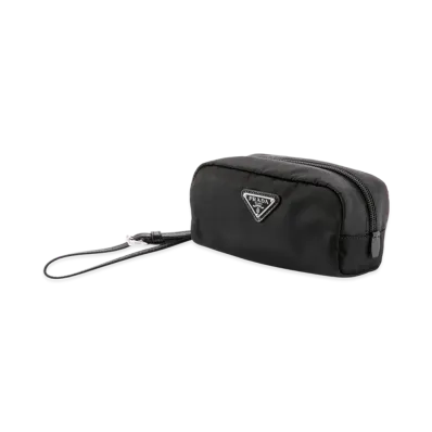 PRADA Renylon Vela With Strap Nyl Pouch "Black"