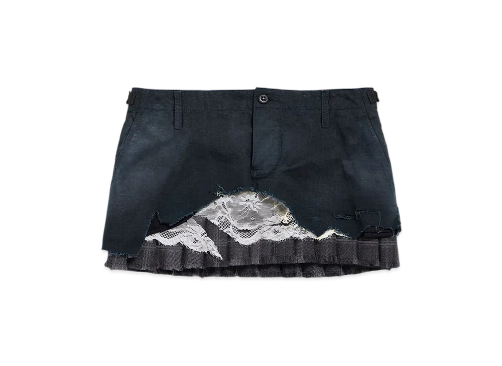 BALENCIAGA Patched Cargo Skirt "Charcoal"