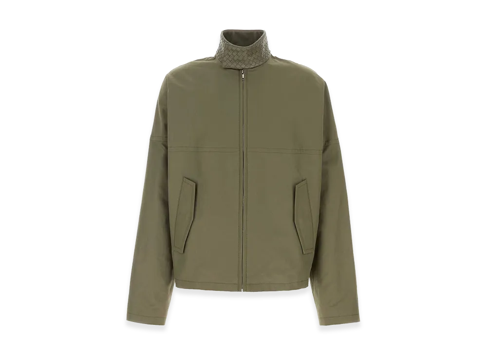 Bottega Veneta Cotton Jacket "Sage Green"