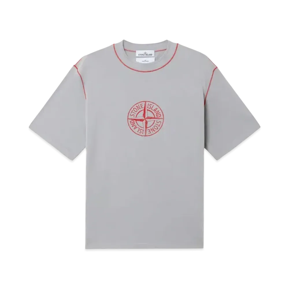 Stone Island 2100001 Combed Organic Cotton Jersey "Gray"