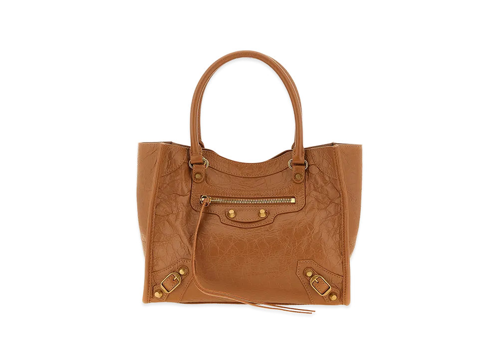 BALENCIAGA Women's 'Le City' Mini Shopping Bag "Brown"