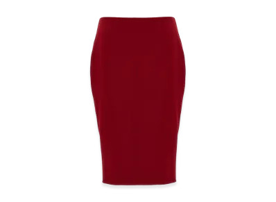 Saint Laurent Women's Pencil Skirt "Red"