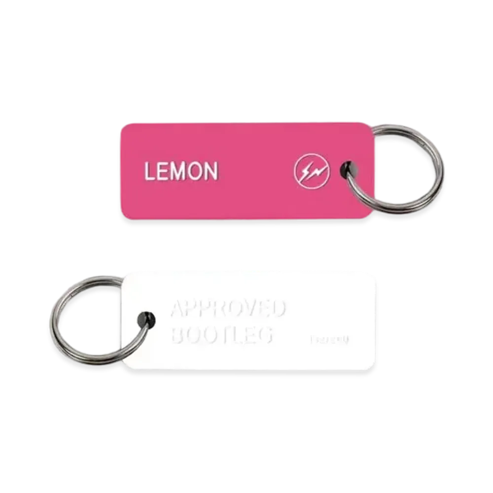 FRAGMENT LEMON Keytag "Ribbon Pink"