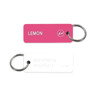 FRAGMENT LEMON Keytag "Ribbon Pink"