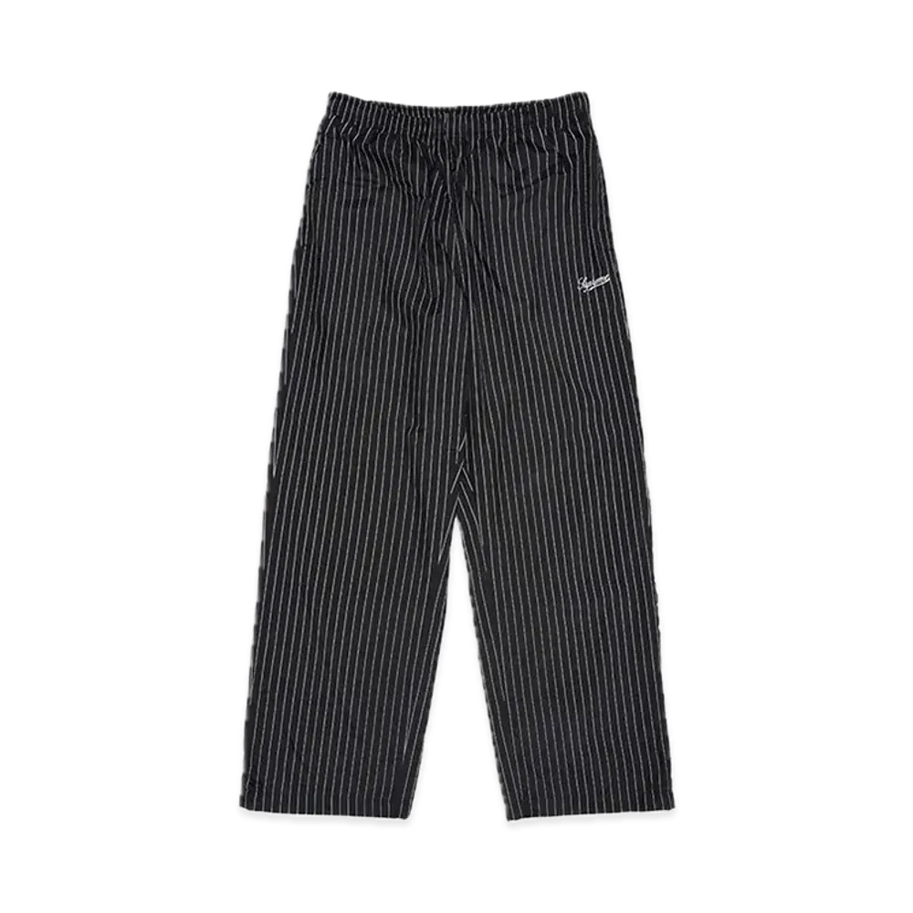 Supreme Reflective Pinstripe Track Pant "Black"