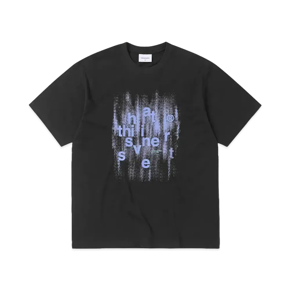 thisisneverthat Brushed Paint Tee "Off Black"