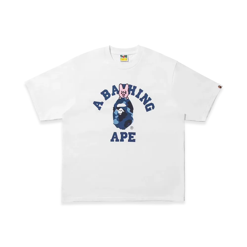 A BATHING APE x Stray Kids College Tee Changbin "White"