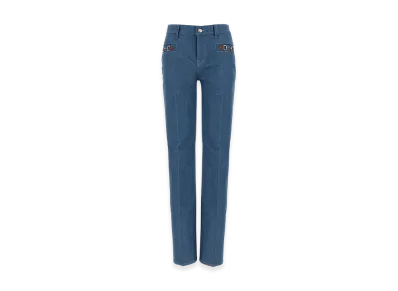 GUCCI Women's 'Morsetto' Jeans "Light Blue"
