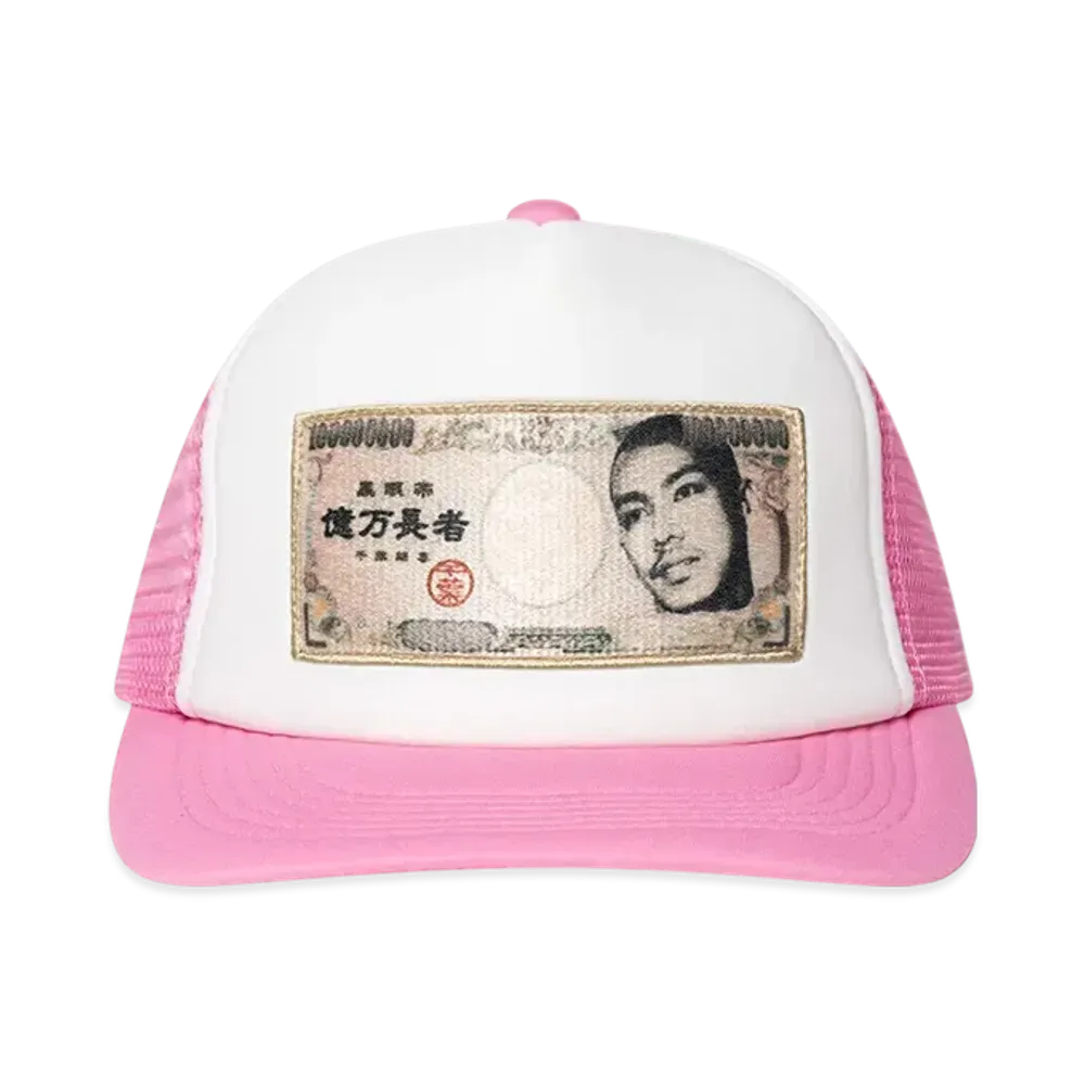 BlackEyePatch x Yuki Chiba "Billionaire" Mesh Cap "Pink"