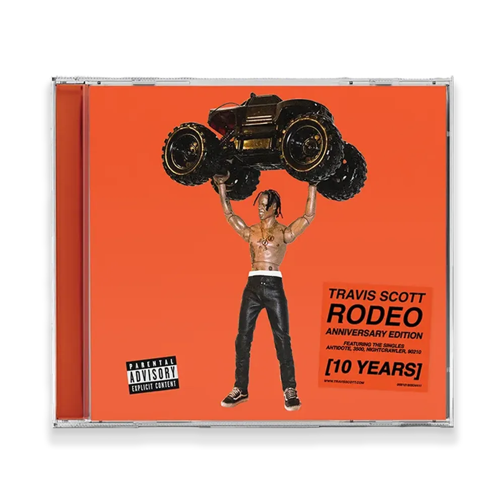 Travis Scott Cactus Jack x RODEO 10 Years Jewel Case CD "Multi"