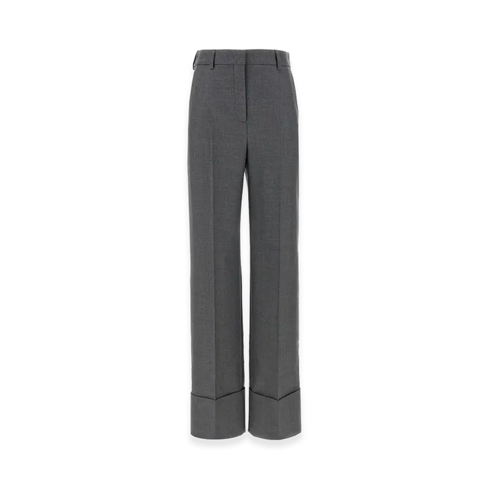 Valentino Garavani Women's Wool Pants "Gray"