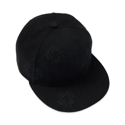 DENIM TEARS New Era Mono Wreath Canvas Fitted "Black"