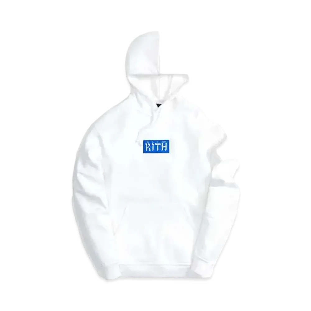 Kith Hebrew Script Hoodie "White"