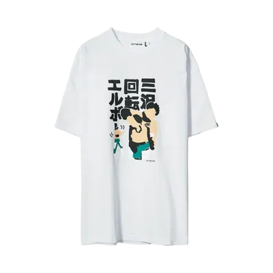 PRO WRESTLING NOAH 25th ANNIV \ COTTON PAN Mitsuharu Misawa TEE "WHITE"