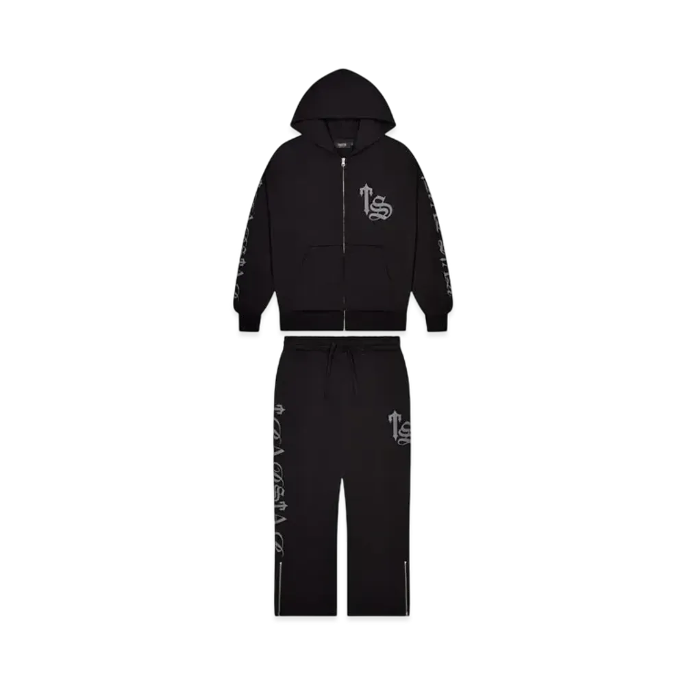 TRAPSTAR Script Tracksuit "Black"