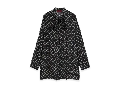 GUCCI Women's Printed Silk Mini Dress "Printed"