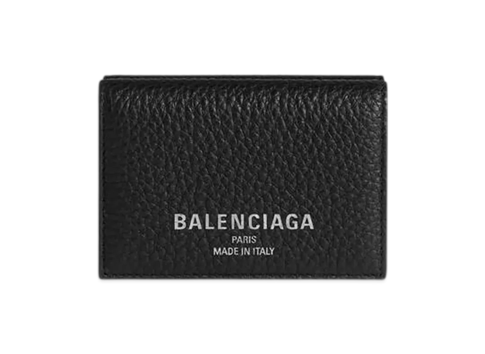 BALENCIAGA Credit Mini Wallet "Black"