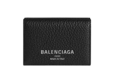 BALENCIAGA Credit Mini Wallet "Black"