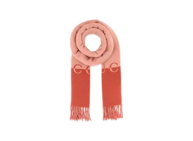 GUCCI Women's Two-Tone Wool Blend Scarf "Pink"