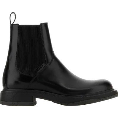 GUCCI Leather Ankle Boots "Black"