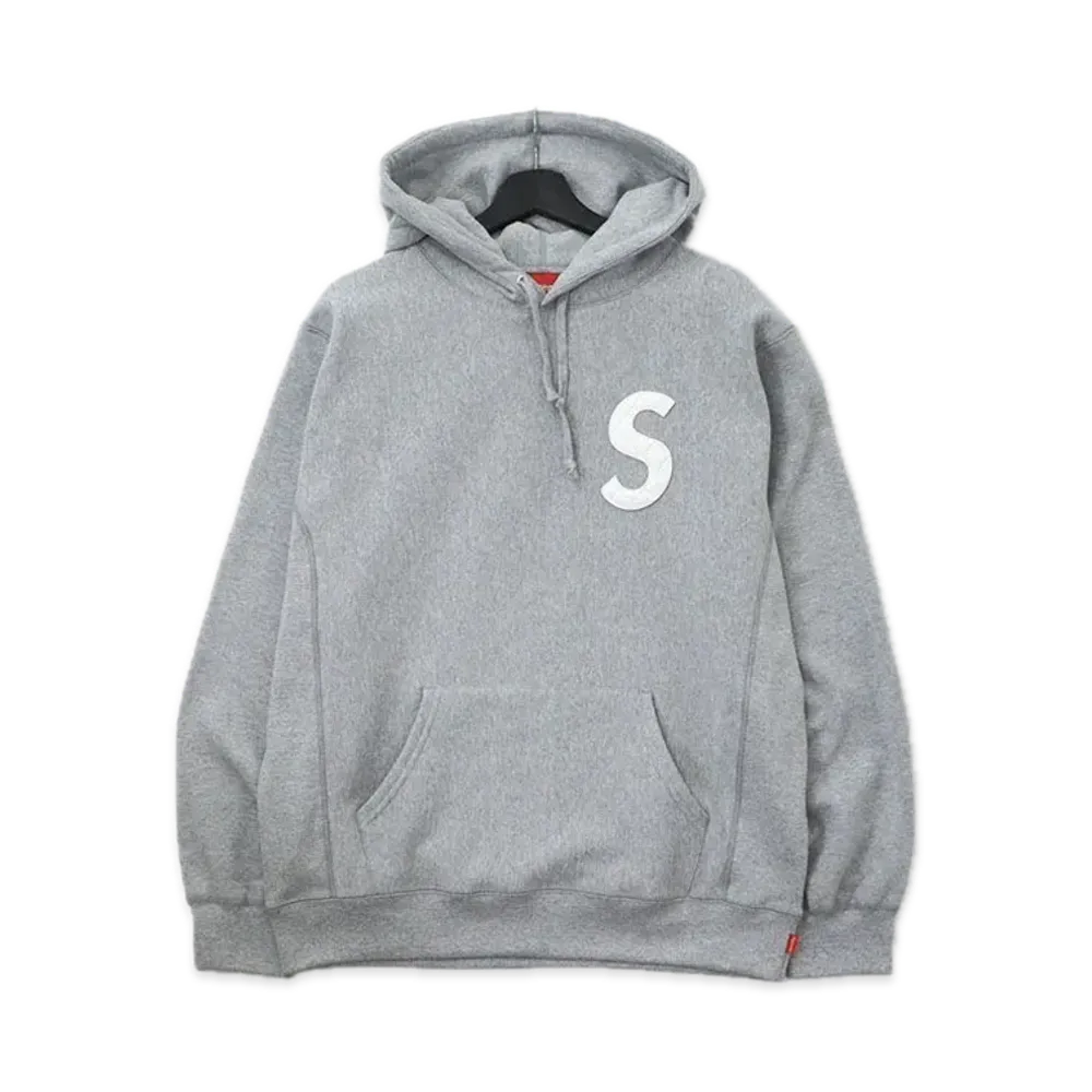 Supreme S Logo Hooded Sweatshirt "Grey" (20SS)