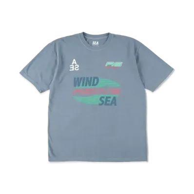 WIND AND SEA x A6OVE A6SPORT TEE "Slate Blue"