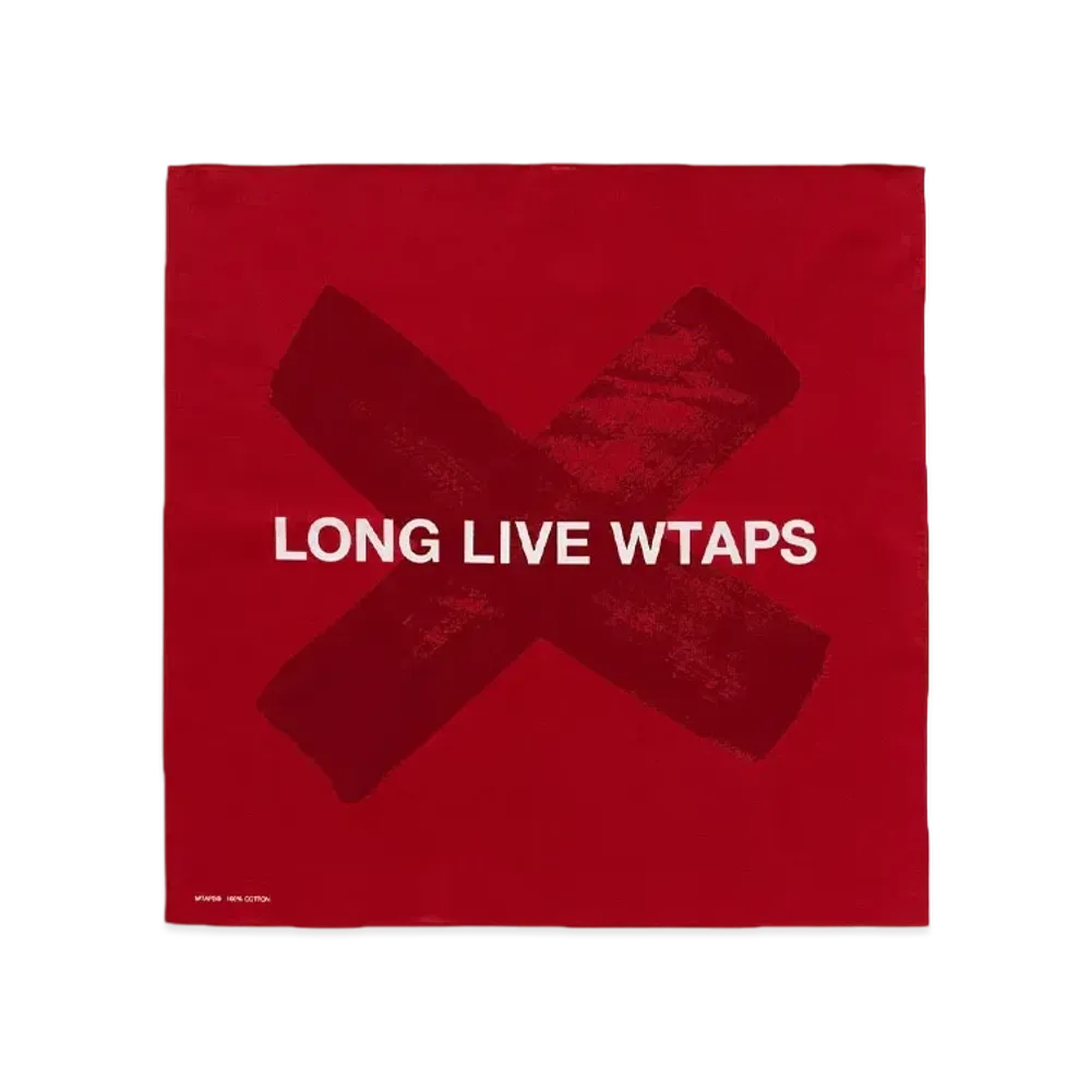 WTAPS Bandaria / Bandana / Cotton. LLW "Red"