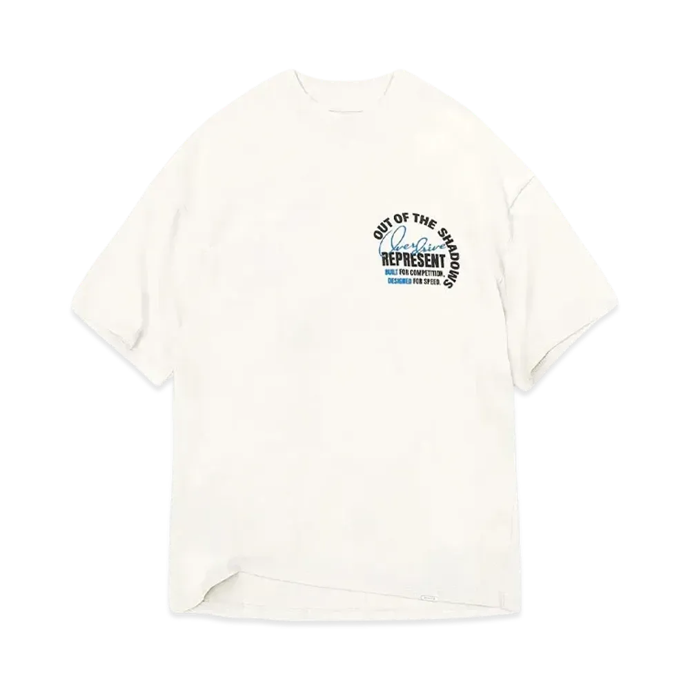 REPRESENT Out Of The Shadows T-Shirt "Flat White"