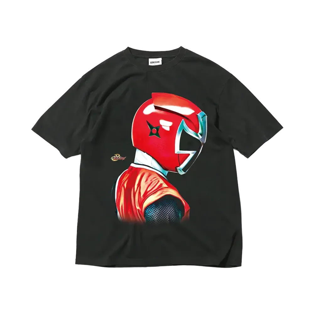 スーパー戦隊 x HOMEGAME \ 2015 アカニンジャー TEE "BLACK"