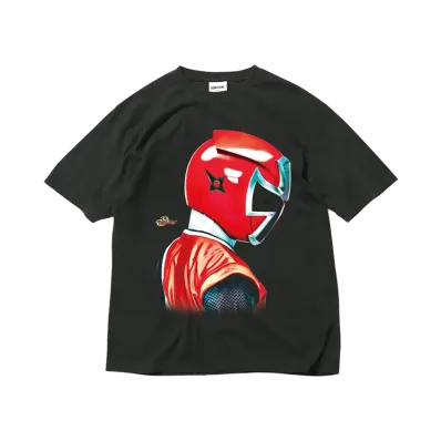 スーパー戦隊 x HOMEGAME \ 2015 アカニンジャー TEE "BLACK"