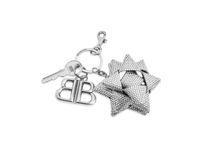 BALENCIAGA Charm/Keyring Gift Bow "Crystal"