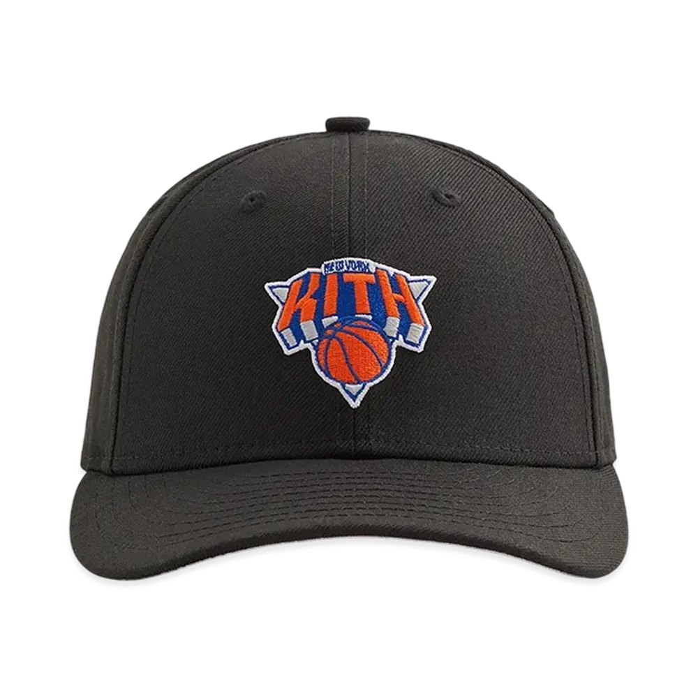 Kith x New Era for the New York Knicks Logo 59FIFTY Low Profile Fitted Cap "Black"