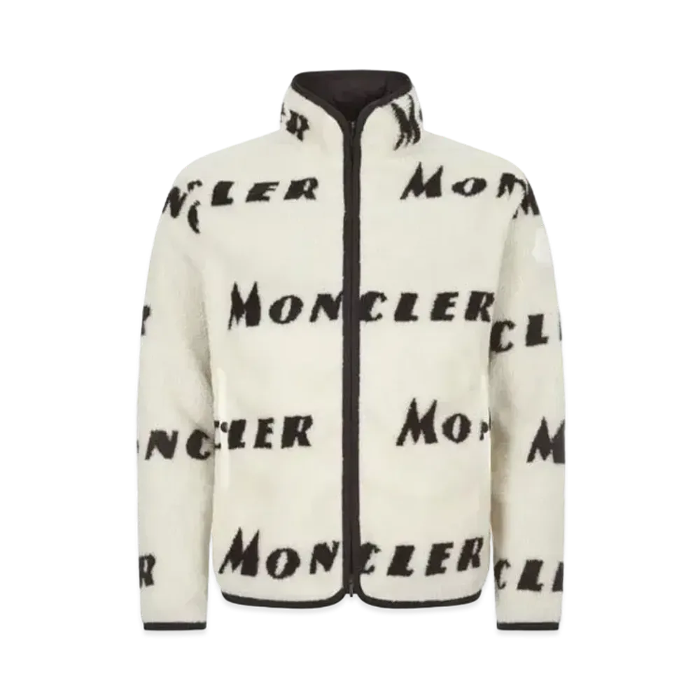 MONCLER Fleece Jacket Reversible "White/Black"