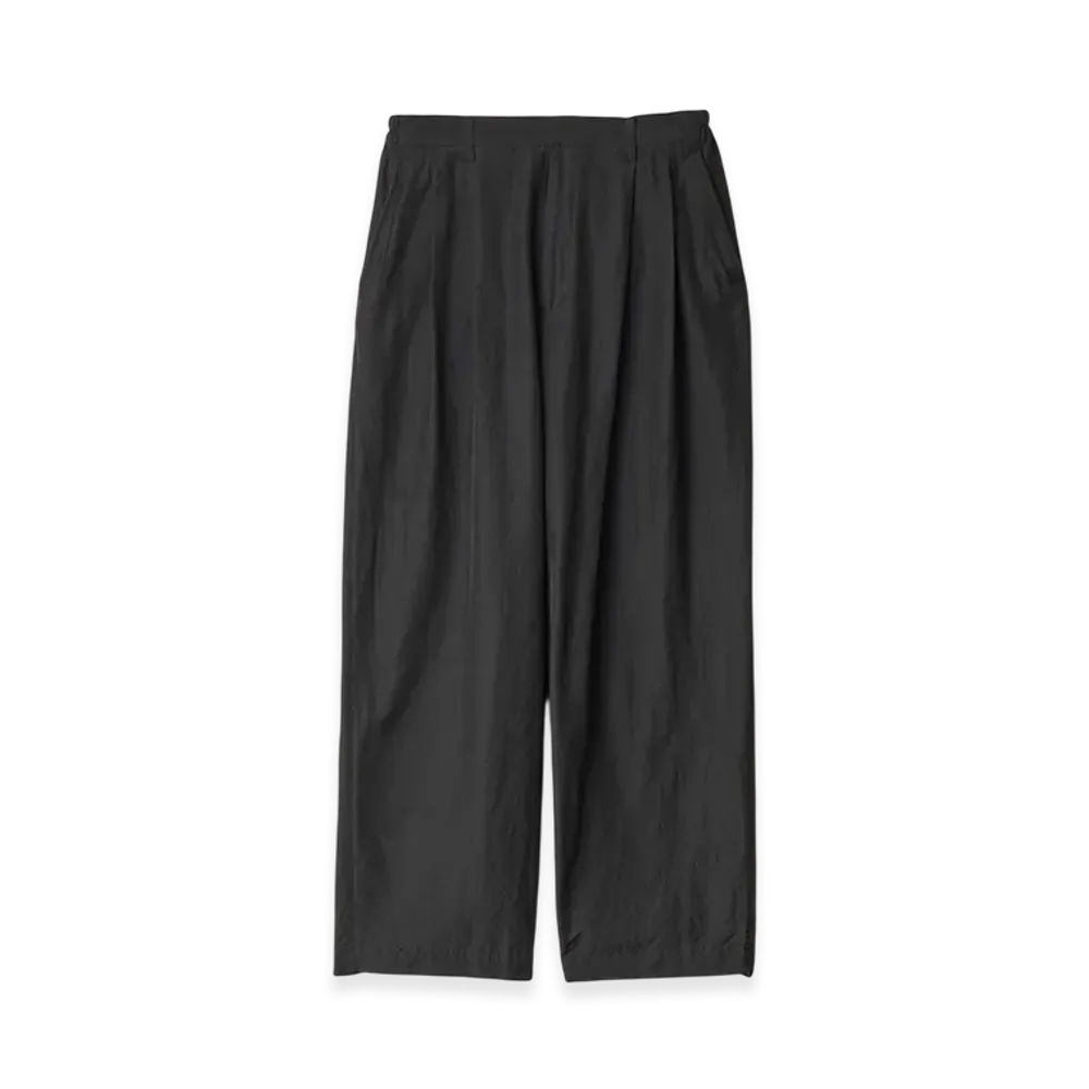 ssstein Wool/Silk Wide Easy Trousers "Dark Charcoal"