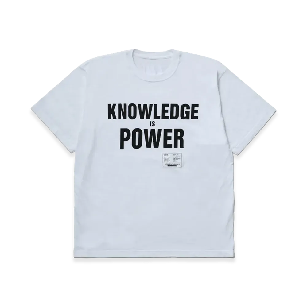 NEIGHBORHOOD x KATHARINE HAMNETT Crewneck SS-4 "White"