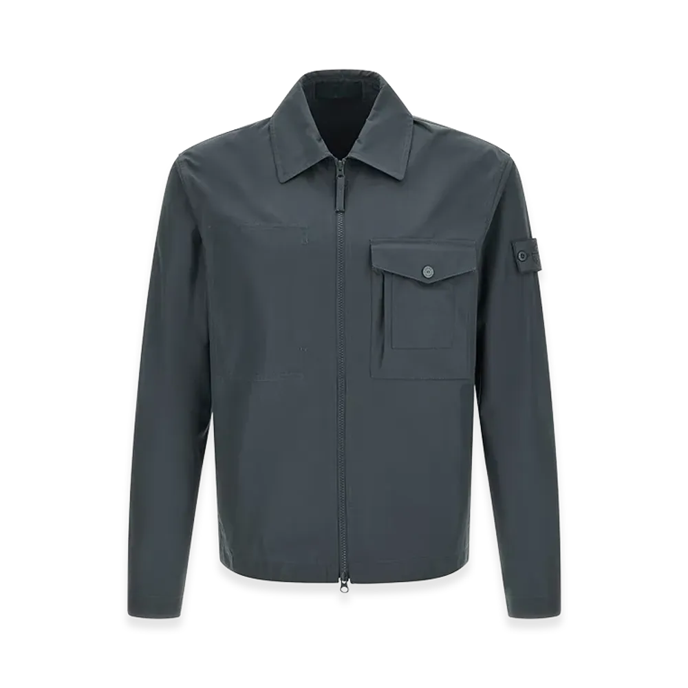 Stone Island 1200011 Cotton Overshirt "Blue"