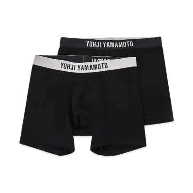 Yohji Yamamoto POUR HOMME YY 2Pack Boxer Briefs "Black"