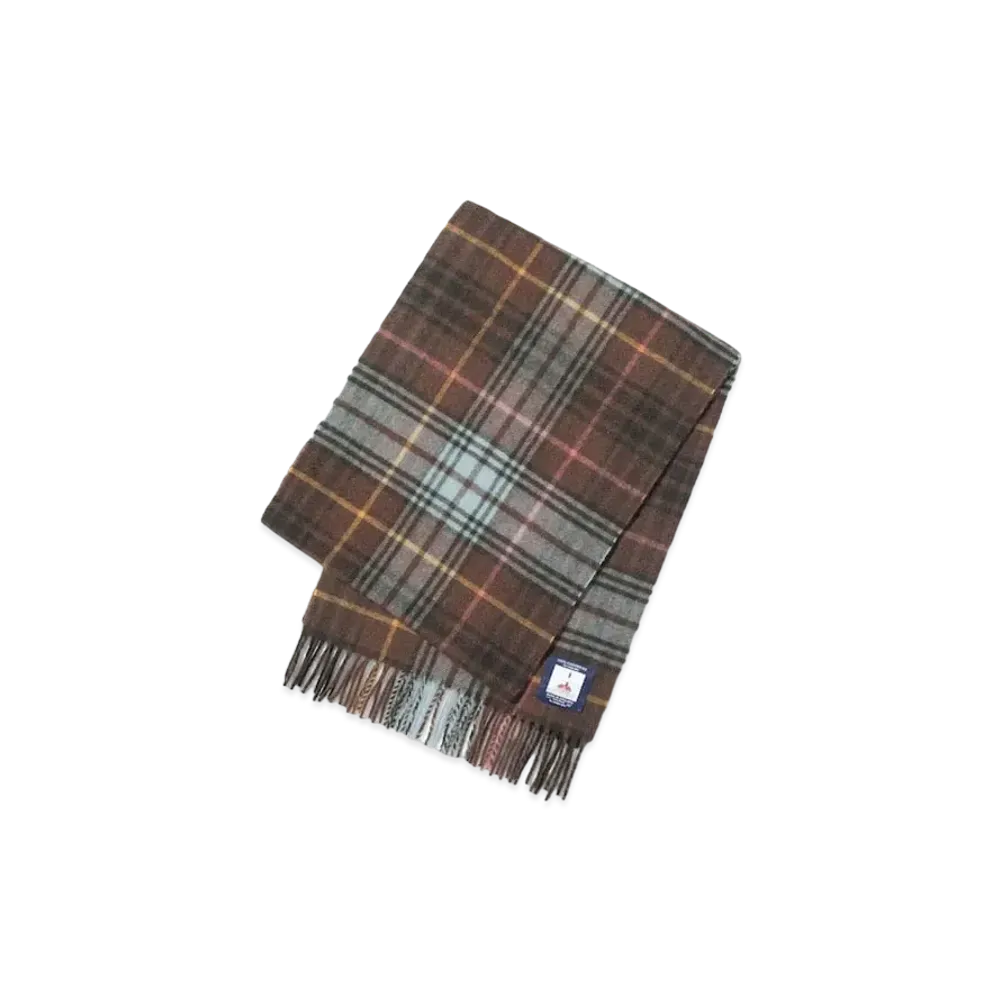 Noah Wool Scarf "Brown Plaid"