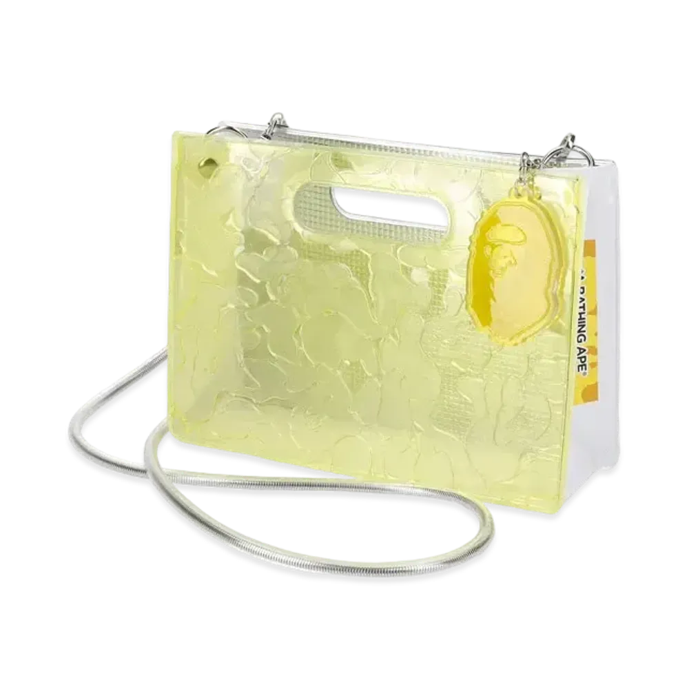 A BATHING APE x nana-nana A5 Horizontal Bag Bape Kids Harajuku Store Exclusive "Yellow"