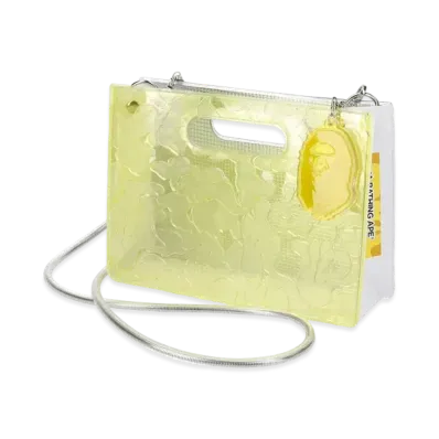A BATHING APE x nana-nana A5 Horizontal Bag Bape Kids Harajuku Store Exclusive "Yellow"