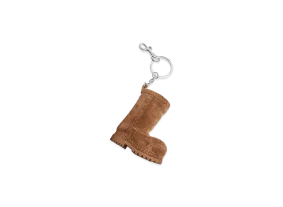 BALENCIAGA Charm/Keyring Mini Alaska Boot "Noce"