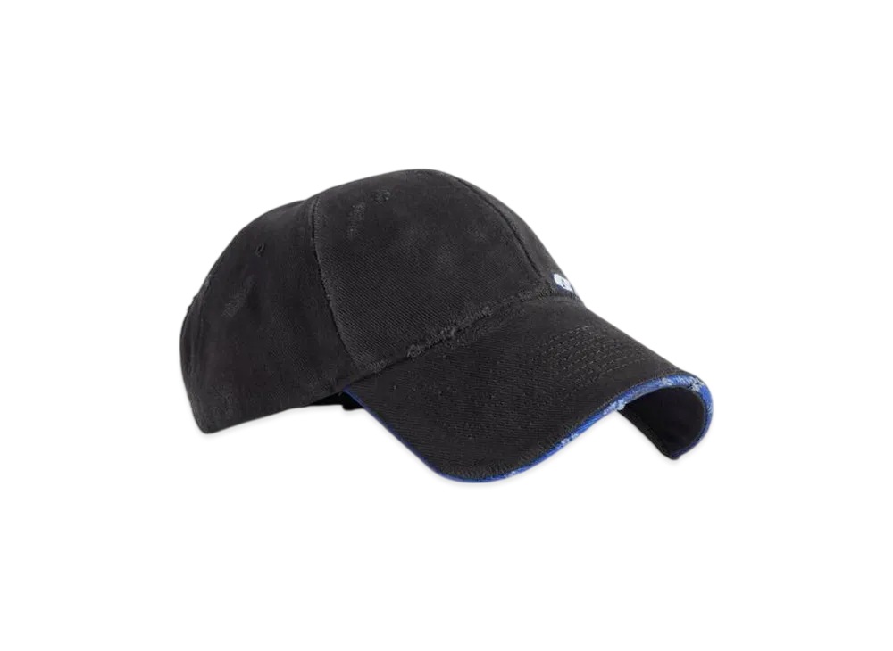 BALENCIAGA Tilted Typo Cap "Black"